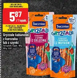 Polomarket Kabanosy Gryzzale z kurczaka lub z szynki Tarczyński oferta