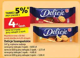 Auchan Wafelek Delicje Szampańskie oferta
