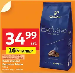 Auchan Kawa mielona Exclusive Tchibo oferta