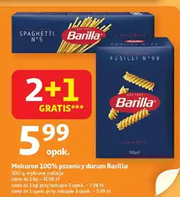 Auchan Makaron Barilla oferta