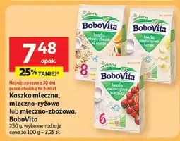 Auchan Kaszka mleczna/mleczno-ryżowa/mleczno-zbożowa BoboVita oferta