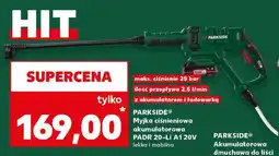 Kaufland PARKSIDE Myjka ciśnieniowa akumulatorowa PADR 20-Li A1 20V oferta