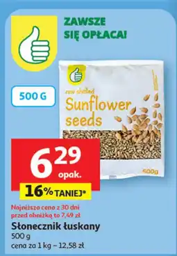 Auchan Słonecznik łuskany Auchan oferta