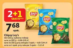 Auchan Chipsy Lay's różne rodzaje oferta