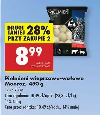 Biedronka Pielmieni wieprzowo wołowe Mooroz , 450 g oferta