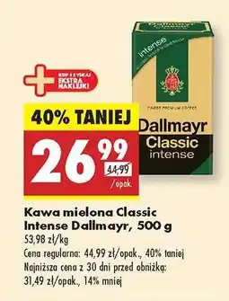 Biedronka Kawa mielona Classic Intense Dallmayr, 500 g oferta