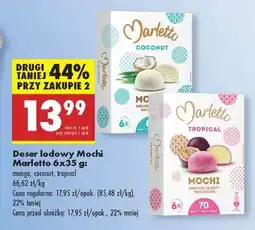 Biedronka Deser lodowy Mochi Marletto 6x35 g oferta