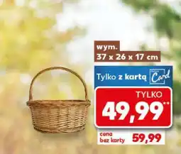 Kaufland Koszyk wiklinowy oferta