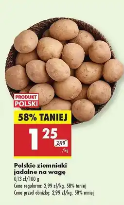 Biedronka Polskie ziemniaki jadalne na wage oferta
