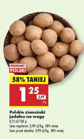 Biedronka Polskie ziemniaki jadalne na wage oferta
