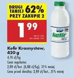 Biedronka Kefir Krasnystaw, 420 g oferta