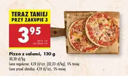 Biedronka Pizza z salami 130 g oferta
