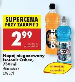 Biedronka Napój niegazowany Isotonic Oshee , 750 ml oferta