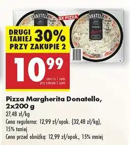 Biedronka Pizza Margherita Donatello, 2x200 g oferta