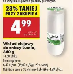 Biedronka Wkład olejowy do zniczy Lumia , 340 g oferta