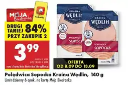Biedronka Polędwica Sopocka Kraina Wędlin 140 g oferta
