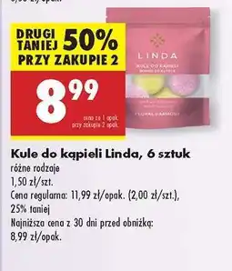 Biedronka Kule do kąpieli Linda, 6 sztuk oferta