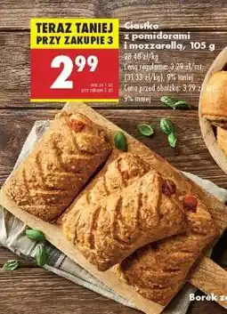 Biedronka Ciastko z pomidorami i mozzarellą, 105 g oferta