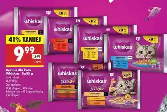 Biedronka Karma dla kota Whiskas, 8x85 g oferta
