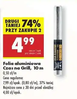 Biedronka Folia aluminiowa Czas na Grill, 10 m oferta