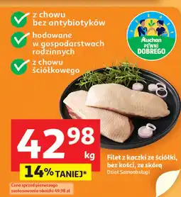 Auchan Filet z kaczki ze ściółki Auchan oferta