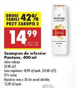 Biedronka Szampon do włosów Pantene, 400 ml oferta