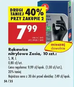 Biedronka Rękawice nitrylowe Zosia, 10 szt oferta