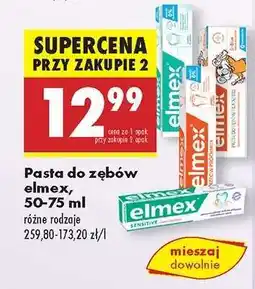 Biedronka Pasta do zębów Elmex oferta