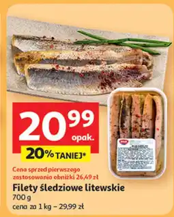 Auchan Filety śledziowe litewskie Auchan oferta