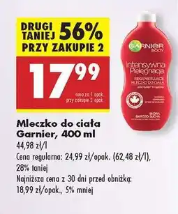 Biedronka Mleczko do ciała Garnier , 400 ml oferta