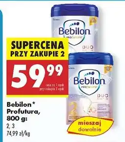 Biedronka Bebilon Profutura 800 g oferta