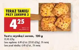 Biedronka Tost z szynką i serem , 120 g oferta