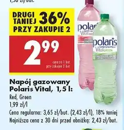 Biedronka Napój gazowany Polaris Vital, 1,5 l oferta