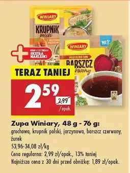 Biedronka Zupa Winiary, 48 g - 76 g oferta