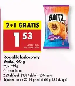 Biedronka Rogalik kakaowy Baitz 60 g oferta