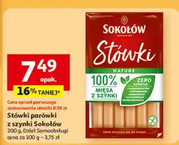 Auchan Stówki parówki z szynki Sokołów oferta