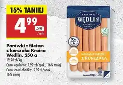 Biedronka Parówki z filetem z kurczaka Kraina Wędlin 250 g oferta