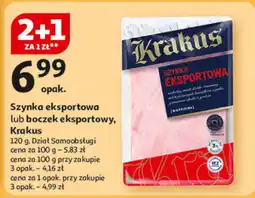 Auchan Szynka eksportowa lub boczek eksportowy Krakus oferta