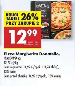 Biedronka Pizza Margherita Donatello 3x339 g oferta