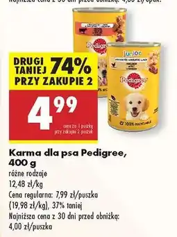 Biedronka Karma dla psa Pedigree 400 g oferta