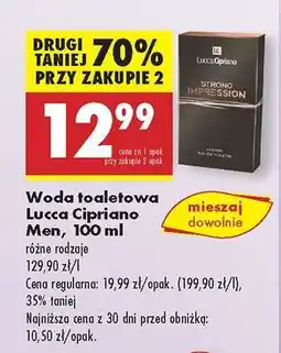 Biedronka Woda toaletowa Lucca Cipriano Men , 100 ml oferta
