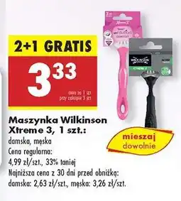 Biedronka Maszynka Wilkinson Xtreme 3, 1 szt oferta