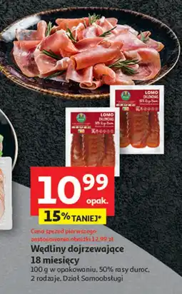 Auchan Wędliny dojrzewające 18 miesięcy Auchan oferta