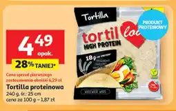 Auchan Tortilla proteinowa Auchan oferta