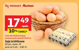 Auchan Jajka ściółkowe rozmiar M Auchan oferta