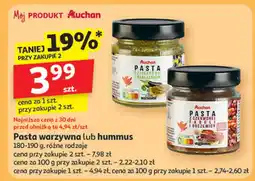 Auchan Pasta warzywna/hummus Auchan oferta
