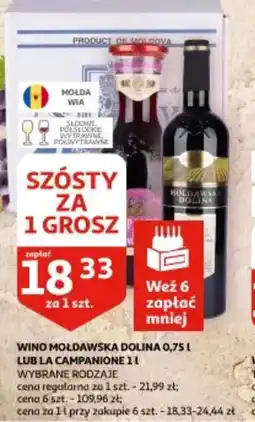 Auchan Wino Mołdawska Dolina oferta
