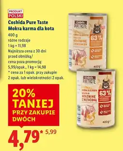 Lidl Mokra karma dla kota Coshida oferta