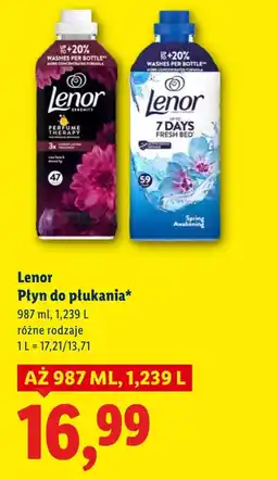 Lidl Płyn do płukania Lenor oferta