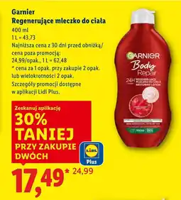 Lidl Mleczko regenerujące Garnier oferta